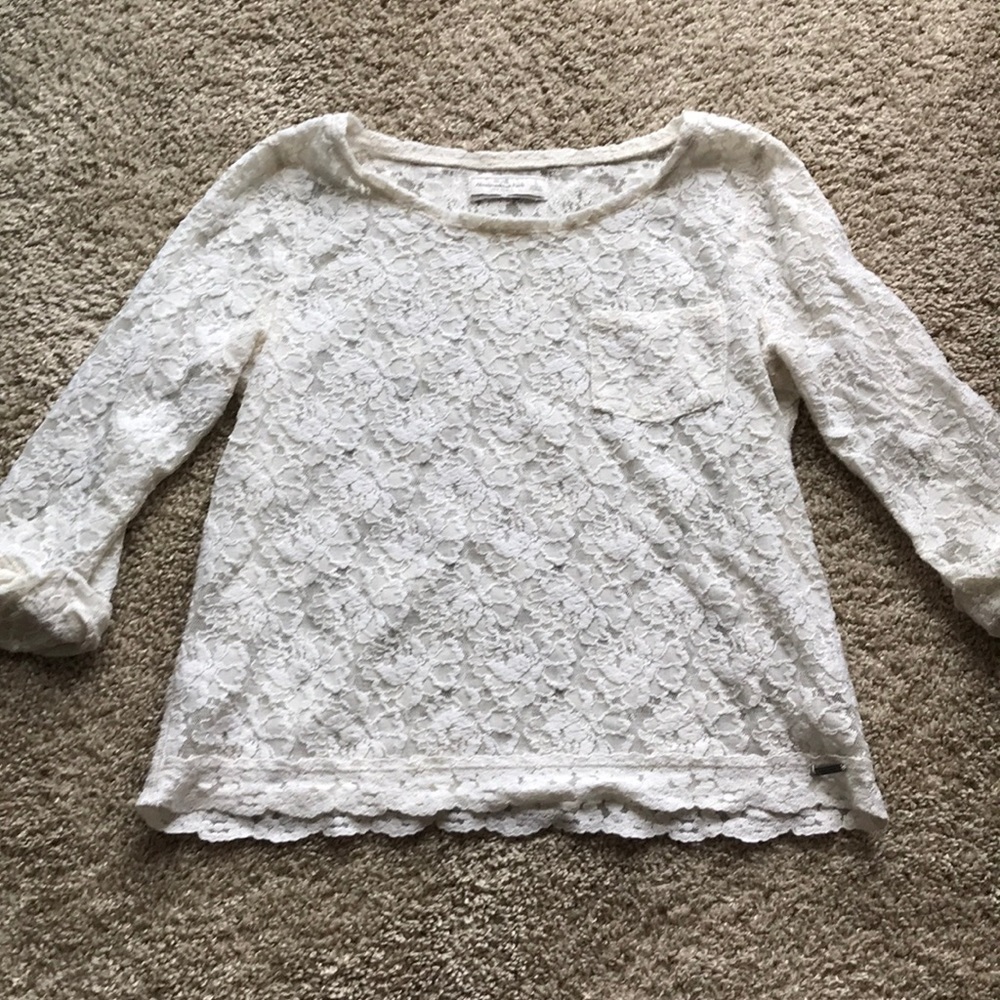 All over lace top